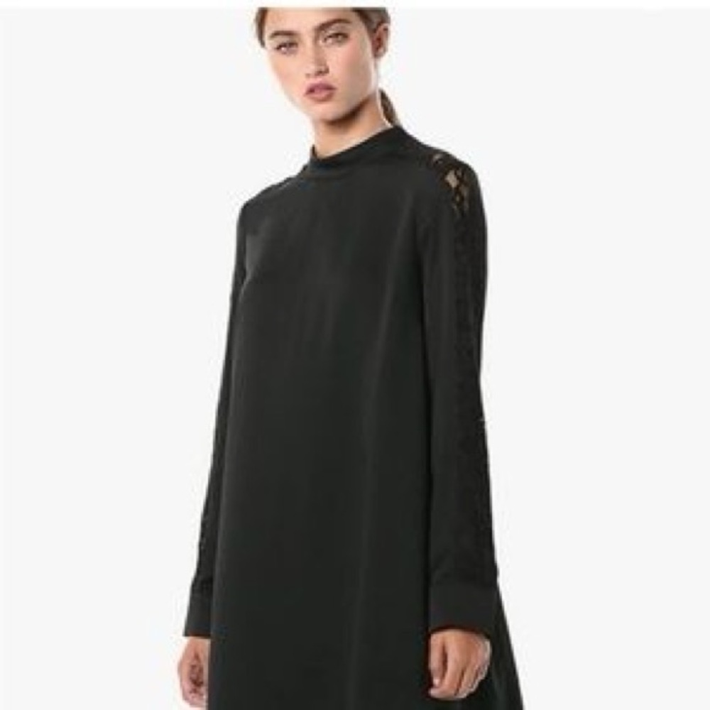 BCBGMaxAzria Black Long Sleeve Dress